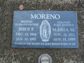 Moreno,   Maria M. gravesite