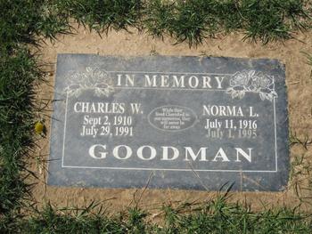 Goodman,   Norma Louise gravesite