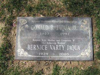 Jaqua,   Bernice Beryl gravesite