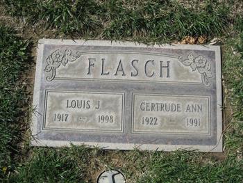 Flasch,   Louis J. gravesite