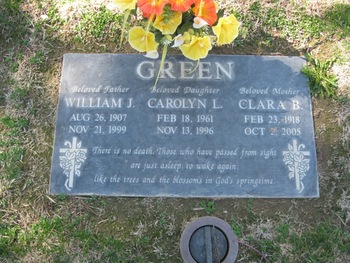 Green,   William Jennings gravesite