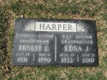 Harper,   Ernest E. gravesite