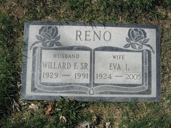 Reno,   Eva Iona gravesite