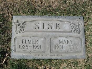 Sisk,   Elmer gravesite