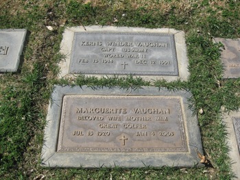 Vaughan,   Marguerite gravesite