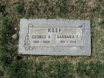 Keep,   Barbara F. gravesite