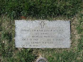 Ratliff, Finas Franklin gravesite