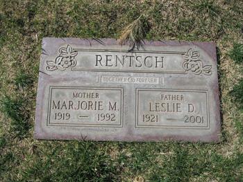 Rentsch,   Leslie D. gravesite