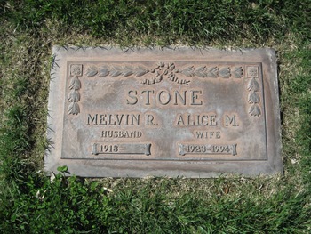 Stone,   Melvin R. gravesite