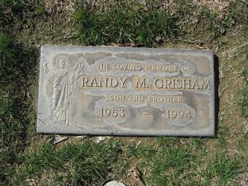 Grisham,   Randy Marvin gravesite