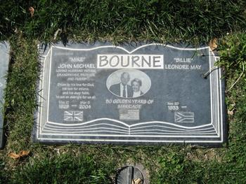 Bourne, Leonore May ('Billie') gravesite