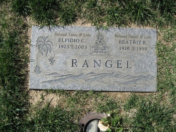 Rangel,   Beatriz B. gravesite