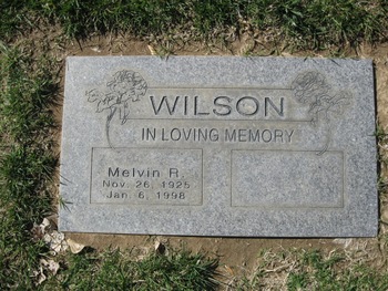 Wilson,   Melvin R. gravesite