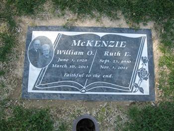 McKenzie,   William O. gravesite