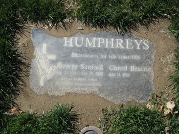 Humphreys,   George Sanford gravesite