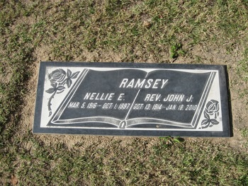 Ramsey,  Rev. John J. gravesite
