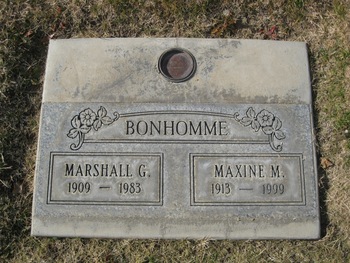 Bonhomme, Maxine M. gravesite