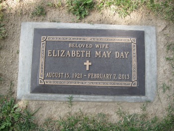 Day,   Elizabeth May gravesite