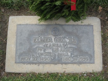 Belvill,   Vincent Elmer gravesite