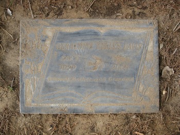 Davis,   Geraldine Evelyn gravesite