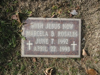Rosales,   Marcela B. gravesite