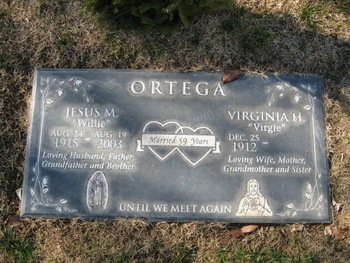 Ortega, Virginia H. gravesite