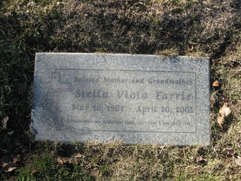 Farris,   Stella Viola gravesite