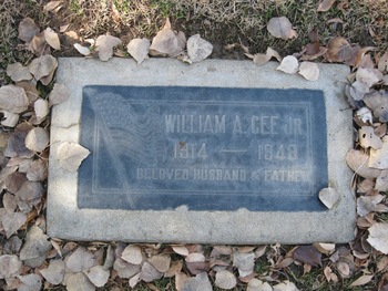 Gee,   William Anderson gravesite