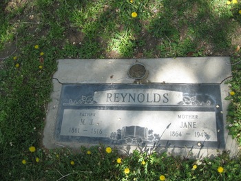 Reynolds,   Jane gravesite