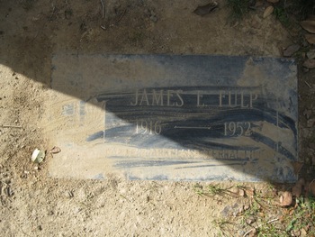 Fulp,   James Edgar gravesite