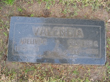 Valencia, Adeline E. gravesite