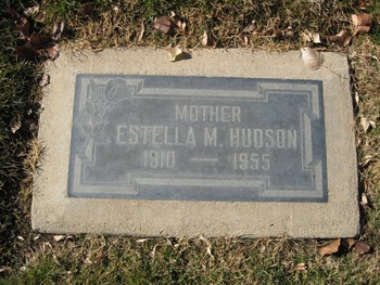 Hudson, Estella Marie gravesite