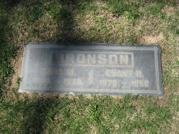 Bronson,   Grant Hodgdon gravesite