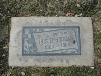 Brogan,   Iris Barbara gravesite
