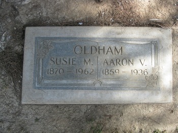 Oldham-Davis,   Susie Malinda gravesite