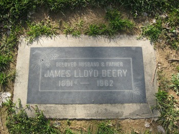 Beery,   James Lloyd gravesite