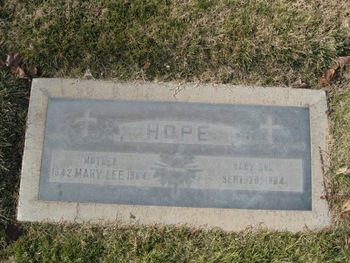 Hope,   Mary Lee gravesite