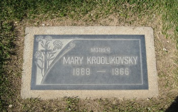 Kroolikovsky,   Mary gravesite