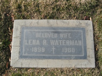 Waterman, Lena Ray gravesite