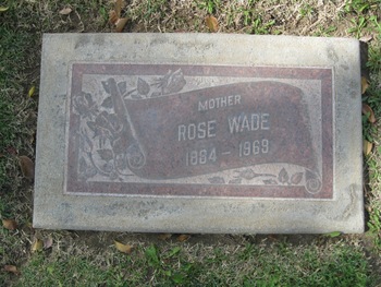 Wade, Rose gravesite