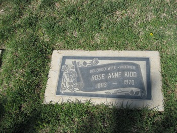 Kidd, Rose Anne gravesite