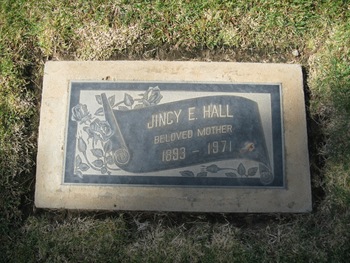 Hall, Jincy E. ('Jessie') gravesite