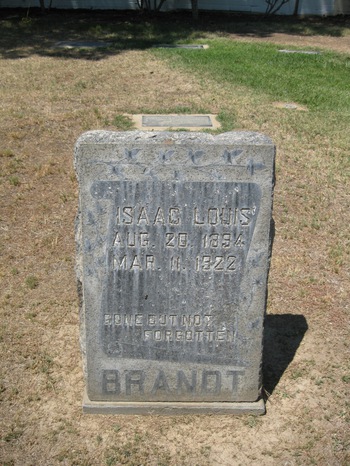 Brandt,   Isaac Louis ('Lou') gravesite