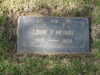 Heinse,   Louis T. gravesite