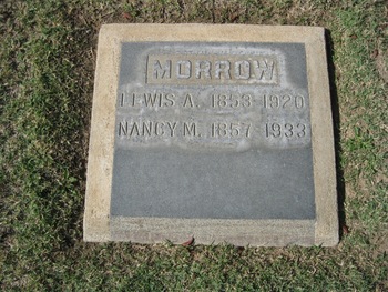 Morrow, Nancy Malinda gravesite