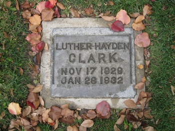 Clark,   Luther Hayden gravesite