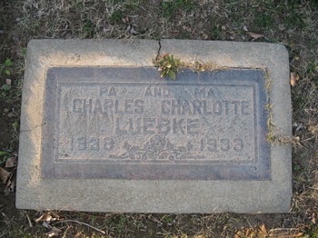 Luebke, Scholastica ('Charlotte') gravesite