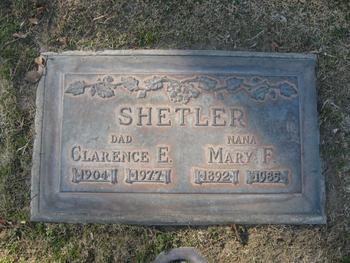 Shetler,   Clarence Earl gravesite