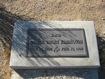 Kimbrough,   Walter Emory gravesite