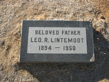 Lintemoot,   Leo Raymond gravesite